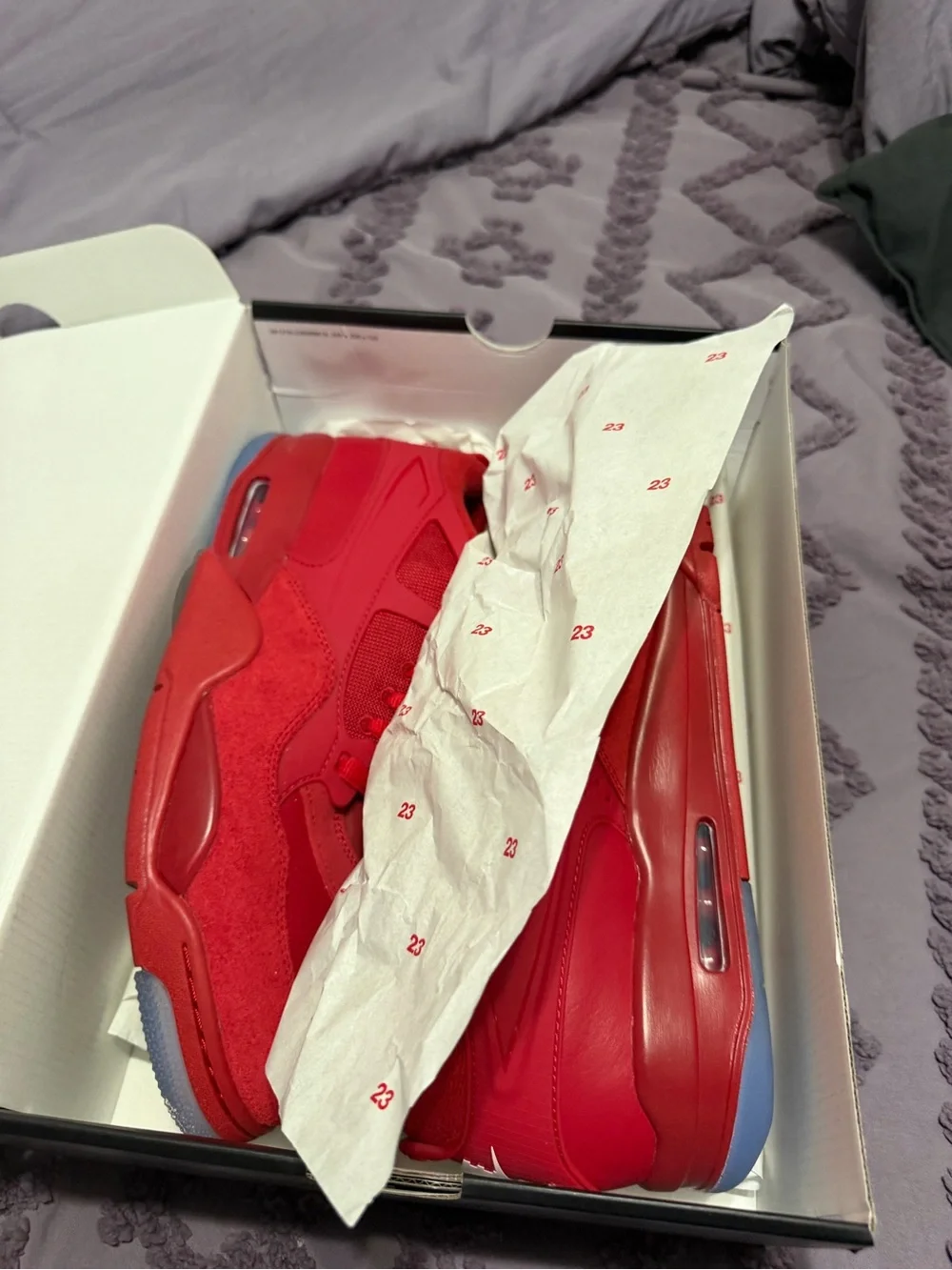 Air Jordan Spikize low in all red men’s size 13